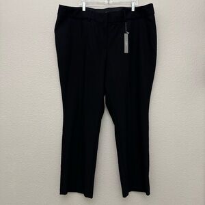 Loft Plus Marisa Trouser Pants Black Size 24 NEW